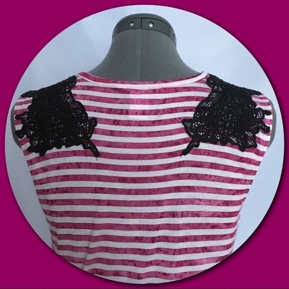 CANDIES 💕Casual Striped Shift Dress💕 - Picture 4 of 5